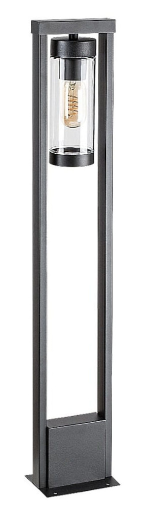 Kolta czarny mat wys. 80cm. E27 IP44 Lampa ogrodowa stojąca