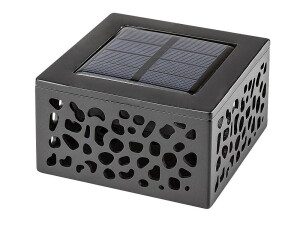 Medulin czarny zasilanie solarne LED 0,5W 3000K IP44 Dekoracyjna lampka stołowa zewnętrzna