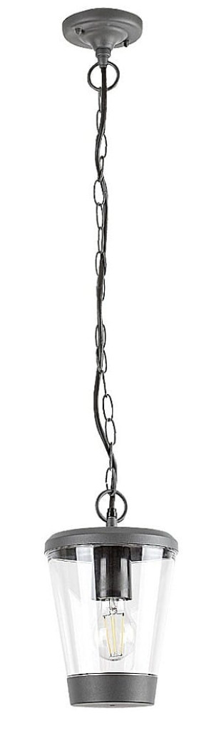 Savano antracyt E27 IP44 Lampa wisząca zewnętrzna