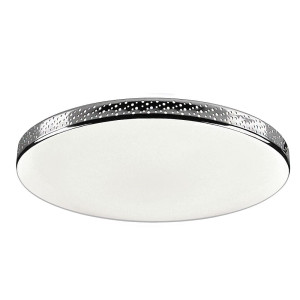 Moon chrom | biały Ø 35,5cm. LED 18W 4000K IP44 Plafon łazienkowy