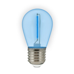 DUOPAK Żarówki niebieskie LED Neon O,3W 36V DC E27 do girlandy zewnętrznej Party NEON