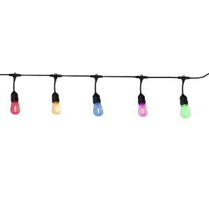 Girlanda zewnętrzna PARTY Neon C 7,6m. E27 10xS14 filament 36V 12W