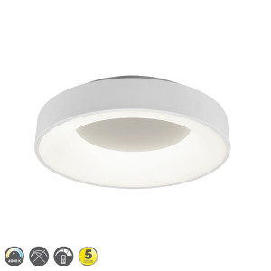 GIRONA LED Biały Mat 27W 4000K ściemnialna Lampa sufitowa