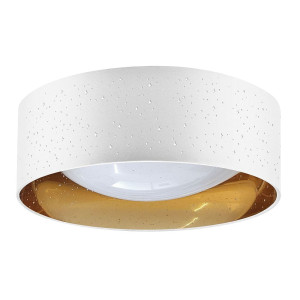 Tuluza biało-złoty Ø 32cm. LED 18W 4000K Lampa sufitowa
