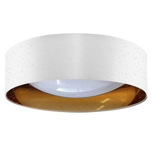 Tuluza biało-złoty Ø 40cm. LED 24W 4000K Lampa sufitowa
