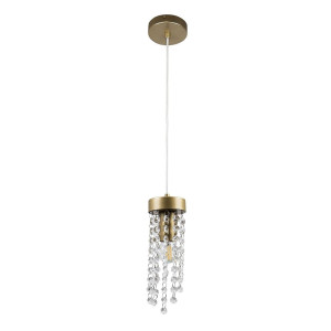GEA-1 1xE27 gold + crystal il mio Lampa wisząca Polux 316226