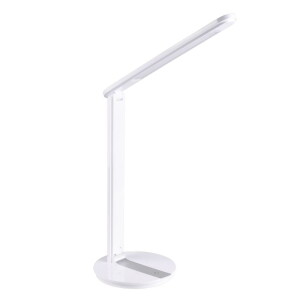 Serra biały LED 3 step dim. 8W 3000K-4000K-6500K Lampka biurkowa ściemnialna