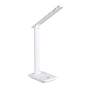 Vinto biały LED 3 step dim. 8W 3000K-4000K-6500K Lampka biurkowa ściemnialna