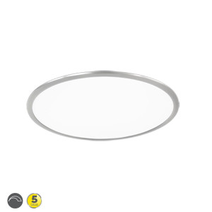PHOENIX Nikiel mat 62cm. LED Dim. 31W 3000K Lampa sufitowa ściemnialna