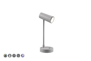 Lenny szary LED dim. 2,5W 3000+4000+6000K ściemnialna Lampka stołowa
