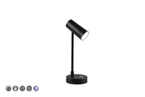Lenny czarny LED dim. 2,5W 3000+4000+6000K ściemnialna Lampka stołowa