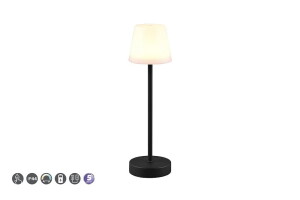 Martinez czarny mat LED 3 step dim. 2,2W 2700-6500K ściemnialna Zewnętrzna lampka stołowa