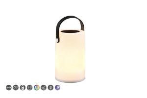 Garcia biały zasilanie solarne LED 0,1W 3000K RGBW Zewnętrzna lampka stołowa