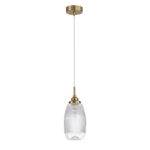AHIGAL Satynowe Złoto E14 Lampa wisząca
