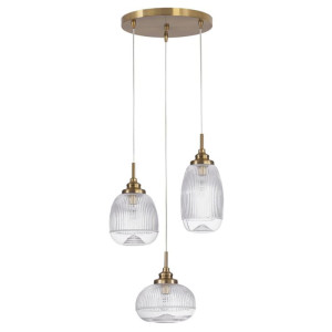 AHIGAL Satynowe złoto 3 x E14 Lampa wisząca