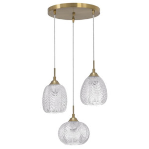 ALCALA Satynowe złoto 3 x E27 Lampa wisząca
