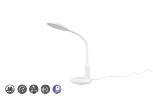 Sally biały LED 8,4W 4000K Lampka biurkowa
