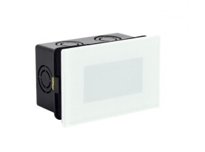 Mur Glass biały LED 2,5W 4000K IP65 Lampa schodowo-elewacyjna zewnętrzna