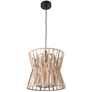 Varberg czarny | brązowy E27 Lampa wisząca