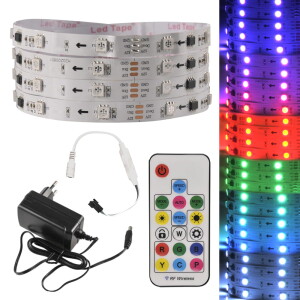 Magic LED 5m. 24W RGB IP20 zasilacz + kontroler + pilot Zestaw taśma