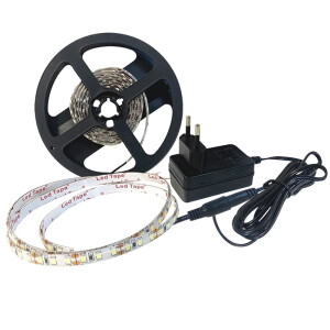 LED 2m. 12V 18W 4000K IP65 + zasilacz Zestaw taśma