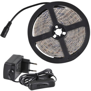 LED 3m. 24V 28W 4000K IP65 + zasilacz + włącznik Zestaw taśma