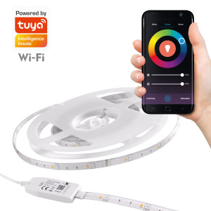 Tuya Pasek Polux sterowanie Wi-Fi 2m 4000K+RGB IP65 313904