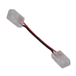 Złącze kątowe dwustronne do taśm LED COB 8mm 2 pin 12-24V DC 3A