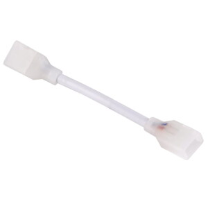 Złącze kątowe dwustronne do taśm LED NEON 12mm 2 pin 12-24V DC 3A