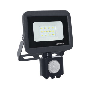 Naświetlacz LED SMD 10W 120° IP65 z czujnikiem PIR czarny 304780