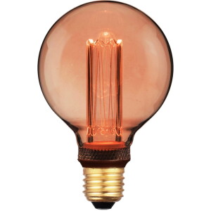 DecoVintage Amber Pillar LED E27 G80 4W 1800K Żarówka dekoracyjna