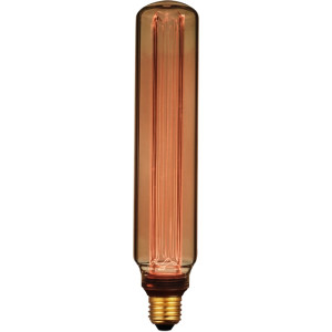 DecoVintage Amber Pillar LED E27 T60 4W 1800K Żarówka dekoracyjna