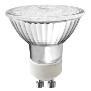 LED GU10 5W 3000K glass Platinum Żarówka