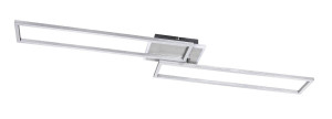Benedick aluminium szczotkowane WiFi Bluetooth LED Dim. 40W 2700-6500K Pilot Lampa sufitowa sterowana aplikacją