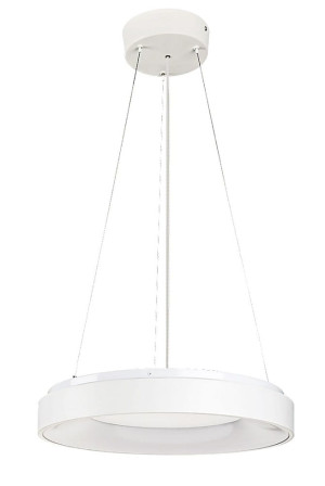 Ceilo biały Ø 48cm LED dim. 38W 3000-4000-6500K pilot Lampa wisząca ściemnialna