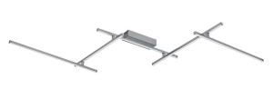 Negan srebrny LED 40W 4000K Lampa sufitowa