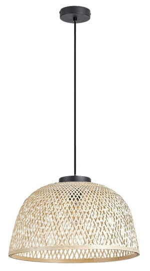 Rattan czarny | brąz Ø 40cm E27 Lampa wisząca rattanowa ( 2 szt. dostępne od ręki. Wysyłka 24 h. )