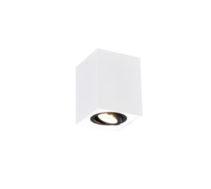 Biscuit biały | czarny GU10 Downlight regulowany