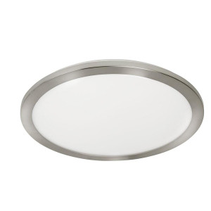 Cork srebrny satyna Ø 40cm LED 23W 3000K IP44 Łazienkowa lampa sufitowa