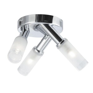 Bubbles chrom Ø 24cm LED 3x3W 3000K IP44 Łazienkowa lampa sufitowa