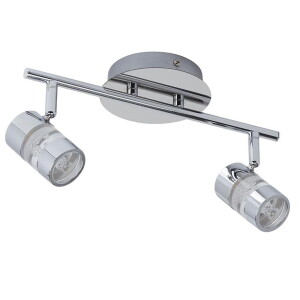 Bubbles 2LT chrom LED 2x4,5W 3000K IP44 Spot łazienkowy