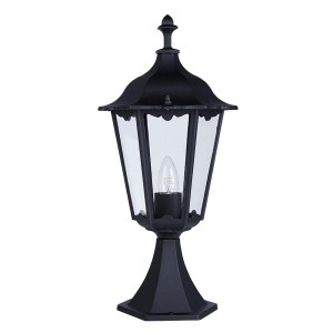 Alex czarny wys. 50cm. E27 IP44 Lampa ogrodowa stojąca
