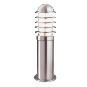 Louvre stalowy wys. 45cm. E27 IP44 Lampa ogrodowa stojąca