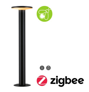 Plate antracyt wys. 60cm. Smart Home Zigbee LED DIM 5,5W 2200-6500K IP44 Lampa zewnętrzna stojąca ściemnialna sterowana aplikacją