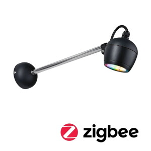 Kikolo antracyt Smart Home Zigbee LED DIM 6,2W RGBW 3000-6500K IP65 Kinkiet zewnętrzny ściemnialny sterowany aplikacją