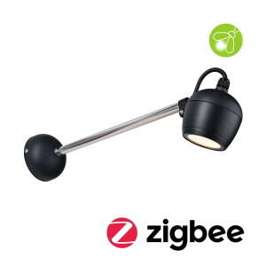 Kikolo antracyt Smart Home Zigbee LED Dim to warm 6,2W 2200-3000K IP65 Kinkiet zewnętrzny ściemnialny sterowany aplikacją
