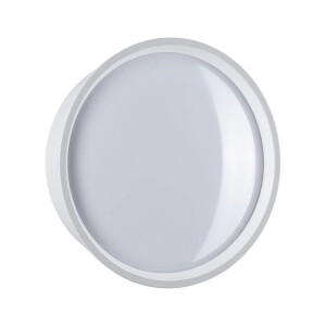 Platomo biały 18cm LED 14,5W 3000K IP44 Kinkiet zewnętrzny