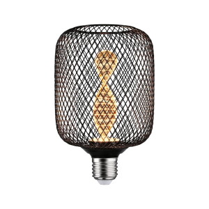LED METALLIC GLOW ZYL czarny Helix 3,5W 1800K E27 Żarówka dekoracyjna
