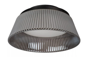 VIXI szary przydymiony Ø 35cm. LED Dim. 17,6W 2900K Lampa sufitowa ściemnialna