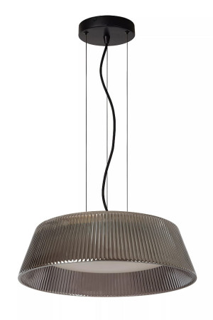 VIXI szary przydymiony Ø 45cm. LED Dim. 22,6W 2900K Lampa wisząca ściemnialna